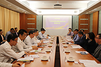 Guangzhou officials exchange with CUHK representatives